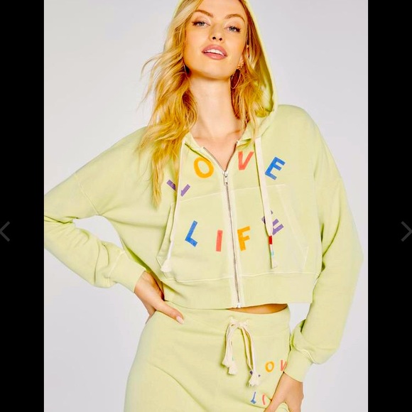 Wildfox Love Life Hoodie and Jogger - Picture 1 of 4